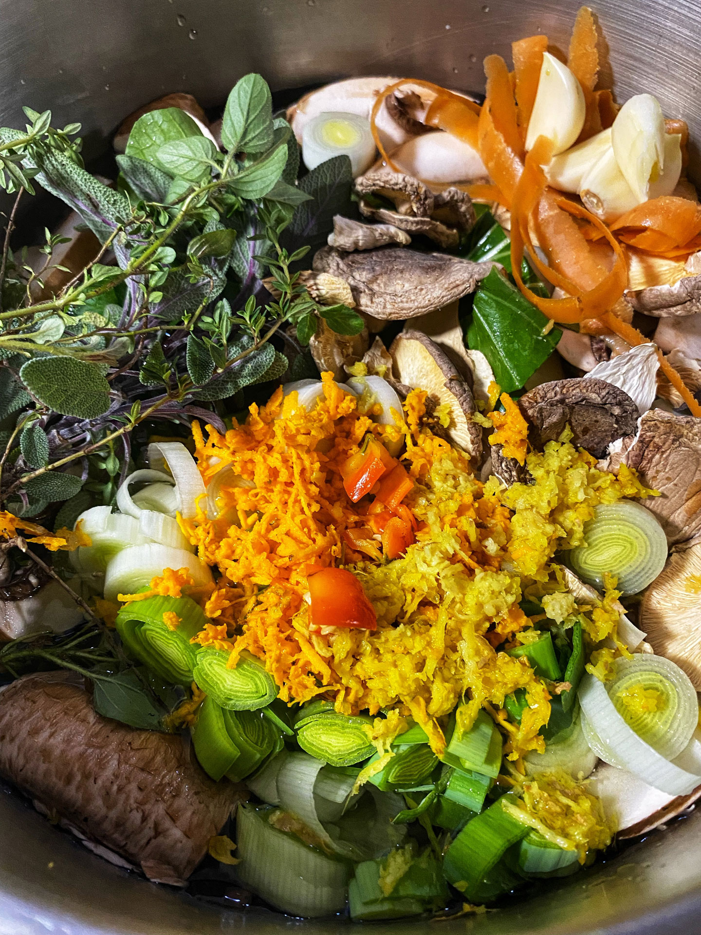 Veggie Brothy Rice Veggie Broth – Life Force Energy